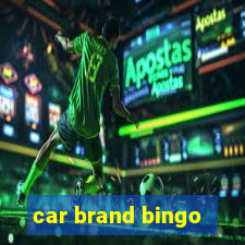 car brand bingo